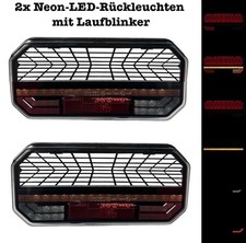 2x LED Neon Rückleuchten