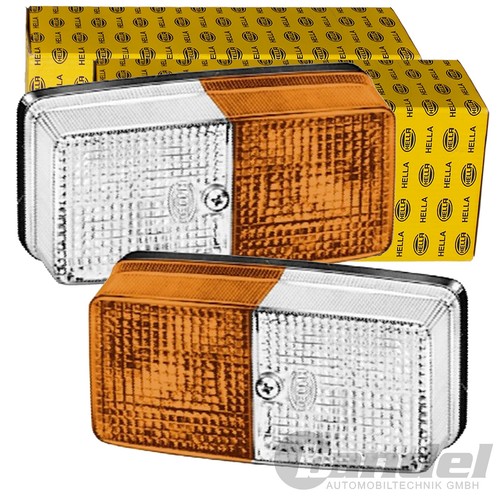 Hella blinker weiß - hella, weiß/gelb